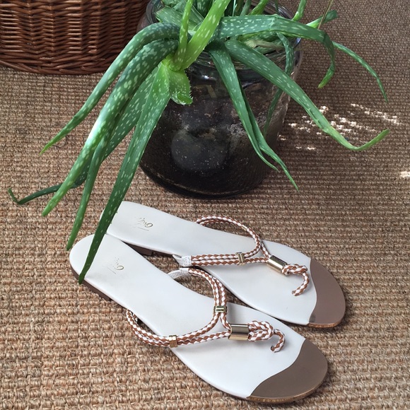 ⭐️3 for $15⭐️Gold and brown sandals - Picture 2 of 3